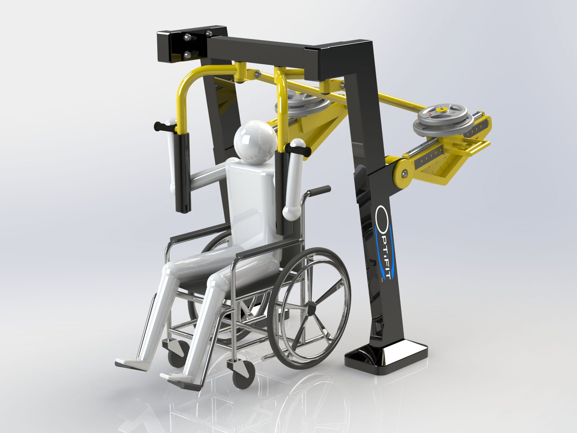 Outdoor Fitness Concepts Motion outdoor wheelchair equipment