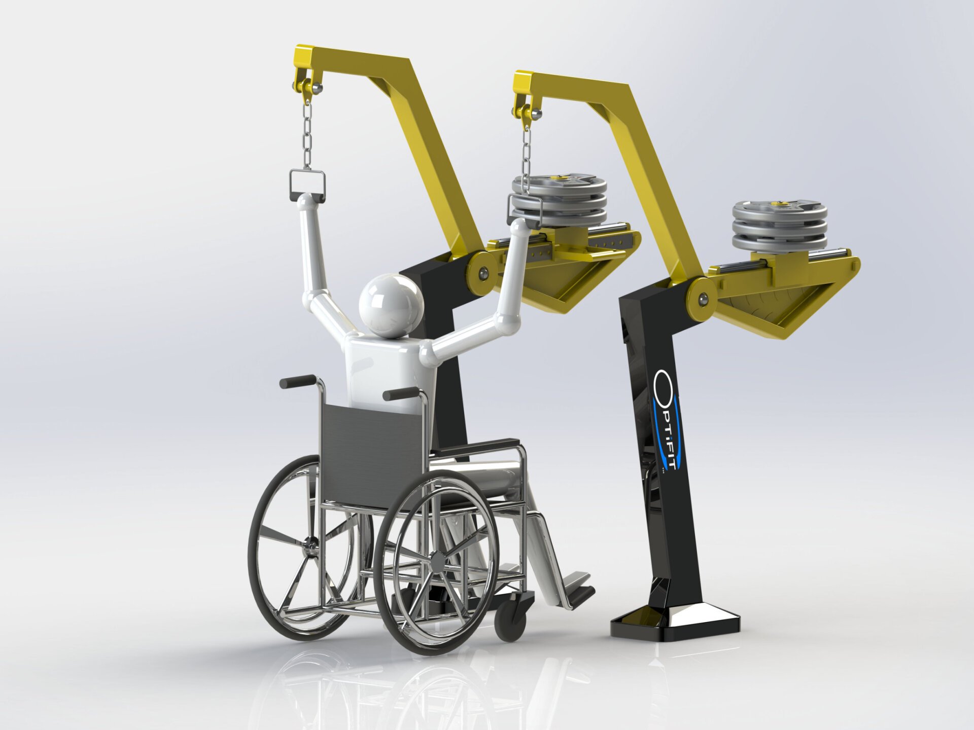 Outdoor Fitness Concepts Motion outdoor wheelchair equipment