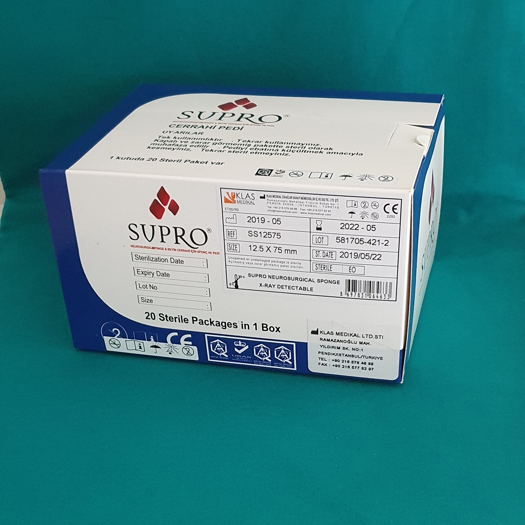 SUPRO Standard Surgical Patties