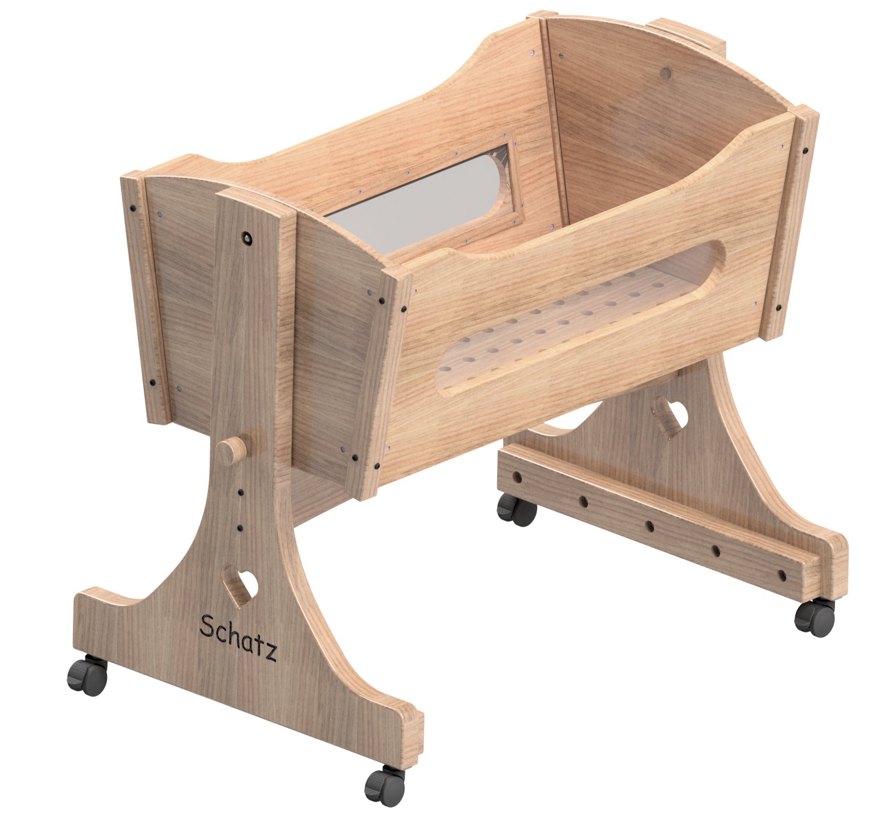 Bauplan Babywiege Selber Bauen Anleitung Pdf Bauplan Babywiege aus Buche