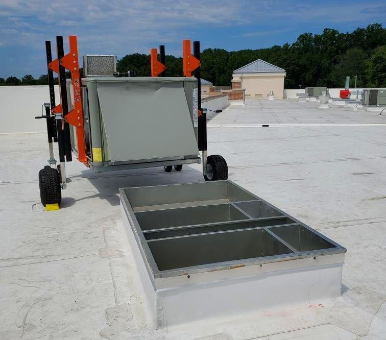 HVAC Lift The RTU2500 Lift HVAC Rooftop Lift System