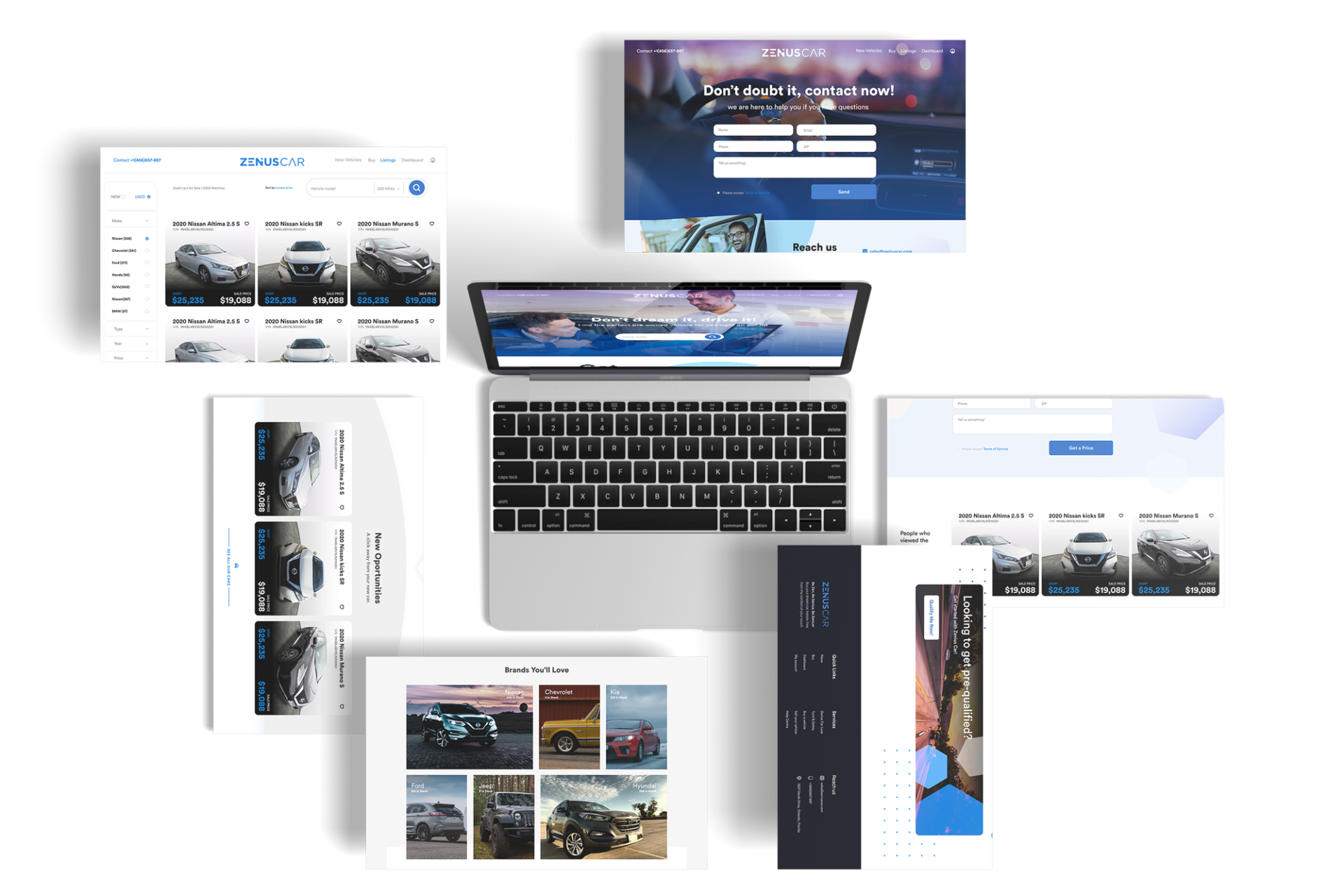 Zenius Car UI