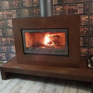 Chimeneas y estufas de leña, barbacoas, estufas de bioetanol y