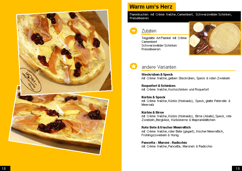 Die Flammkuchen-Zentrale Solothurn (Elsässer Spezialitäten)