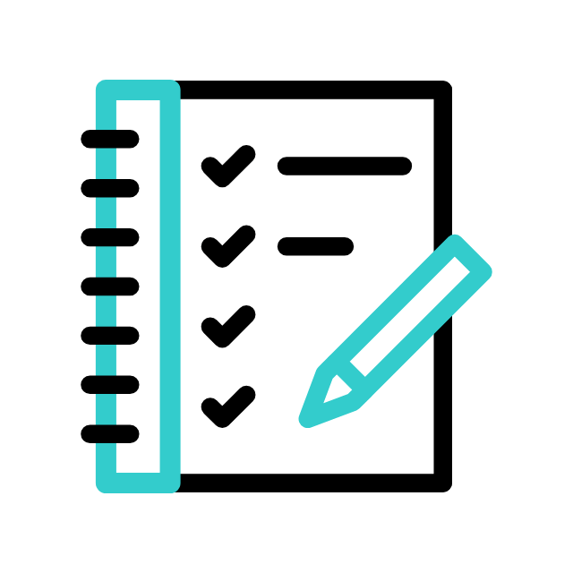 Checkliste mit Kategorien