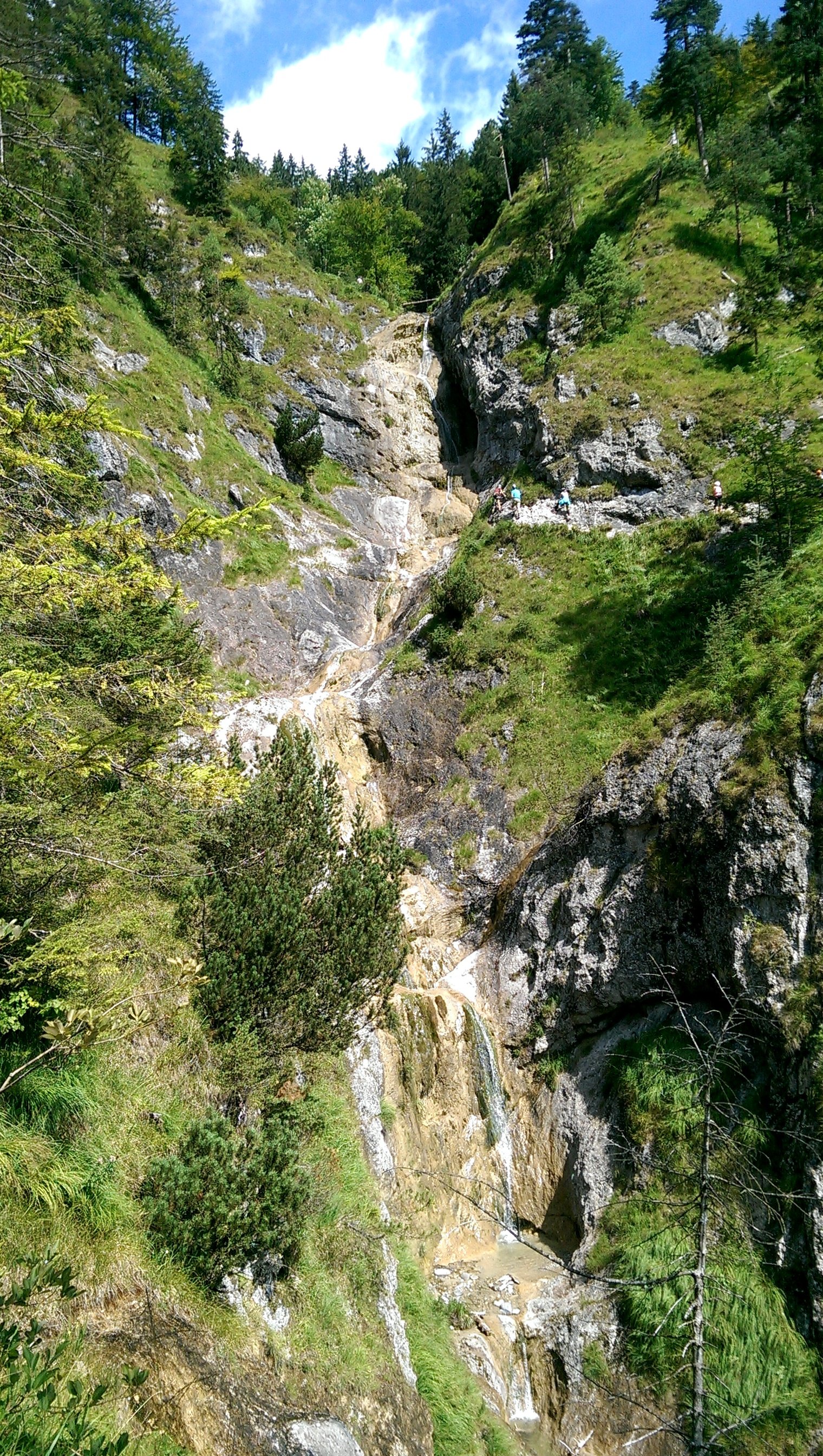 hausbachfall klettersteig reit im winkl