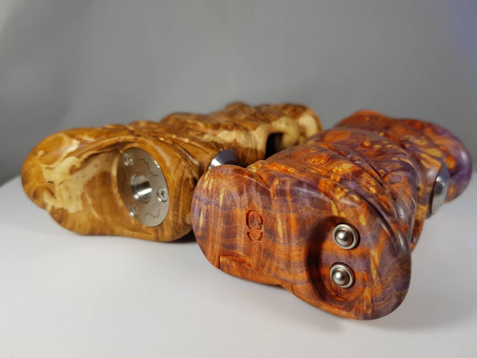 Vertigo Mods. Italian handmade stabilized wood mods.