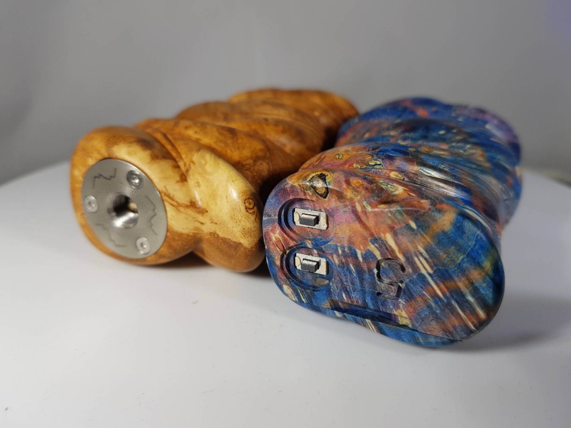 Vertigo Mods. Italian handmade stabilized wood mods.