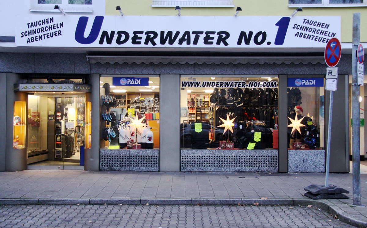Underwater No1 Geschäft Düsseldorf