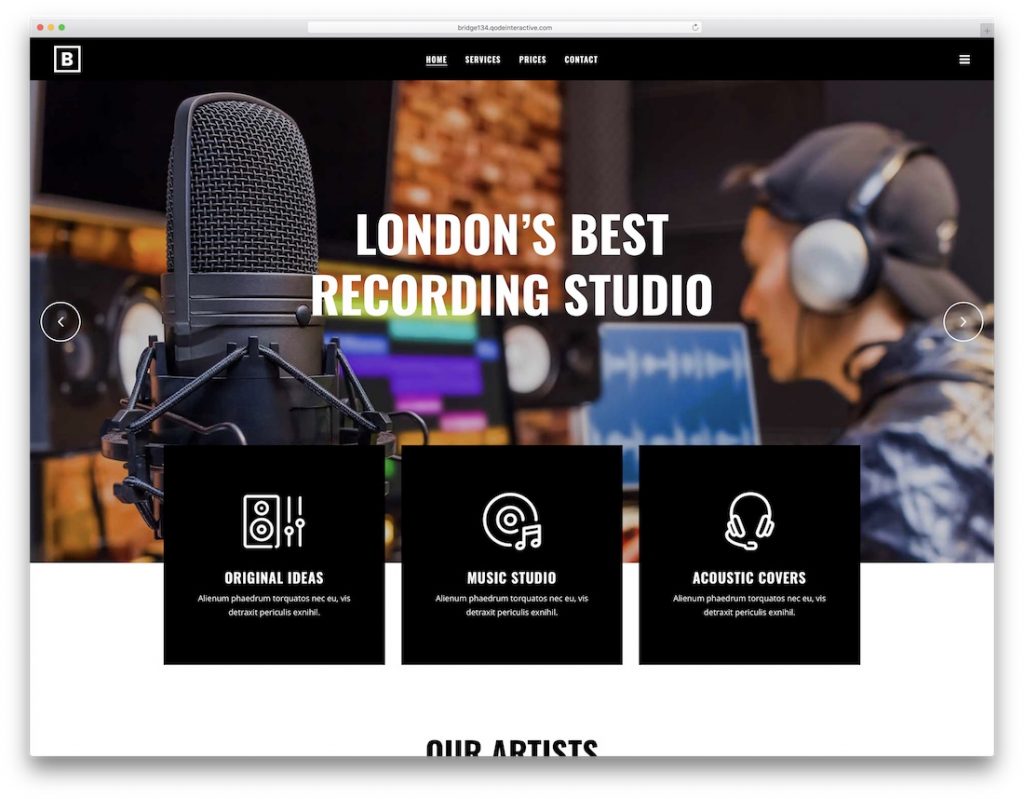 Plantillas Web Gratuitas para Radio Online
