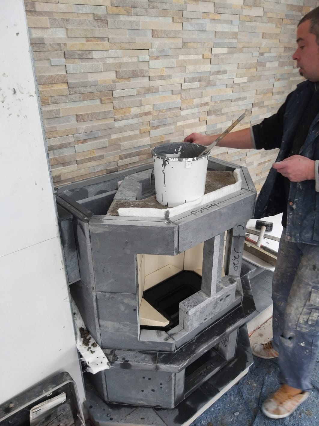 Tulikivi Specksteinofen Reparatur