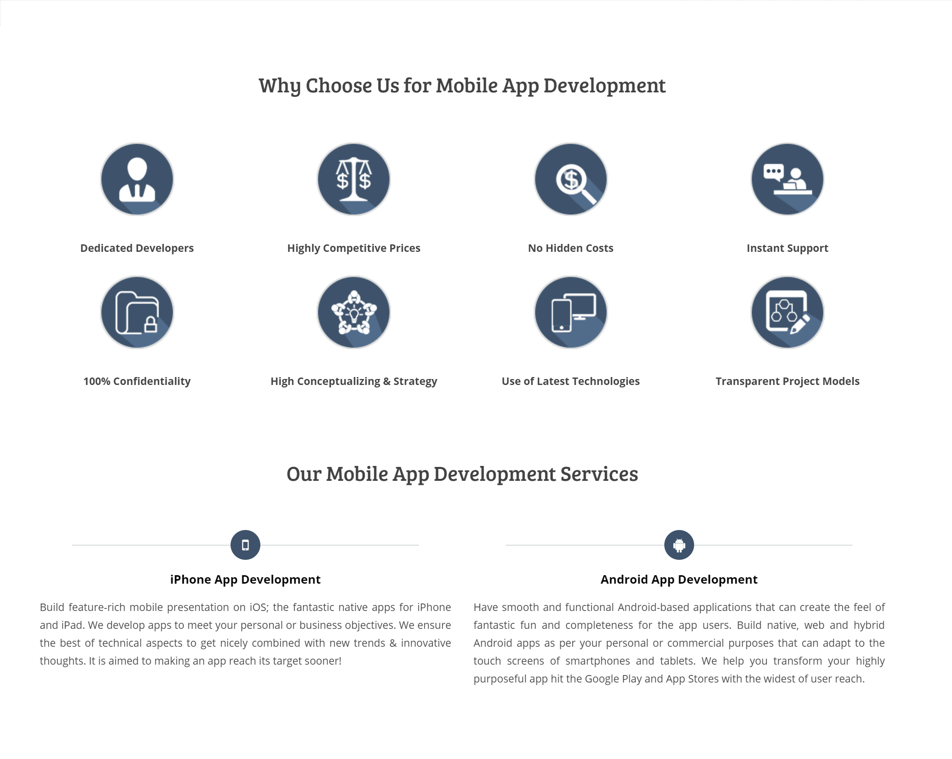 Mobile App Service