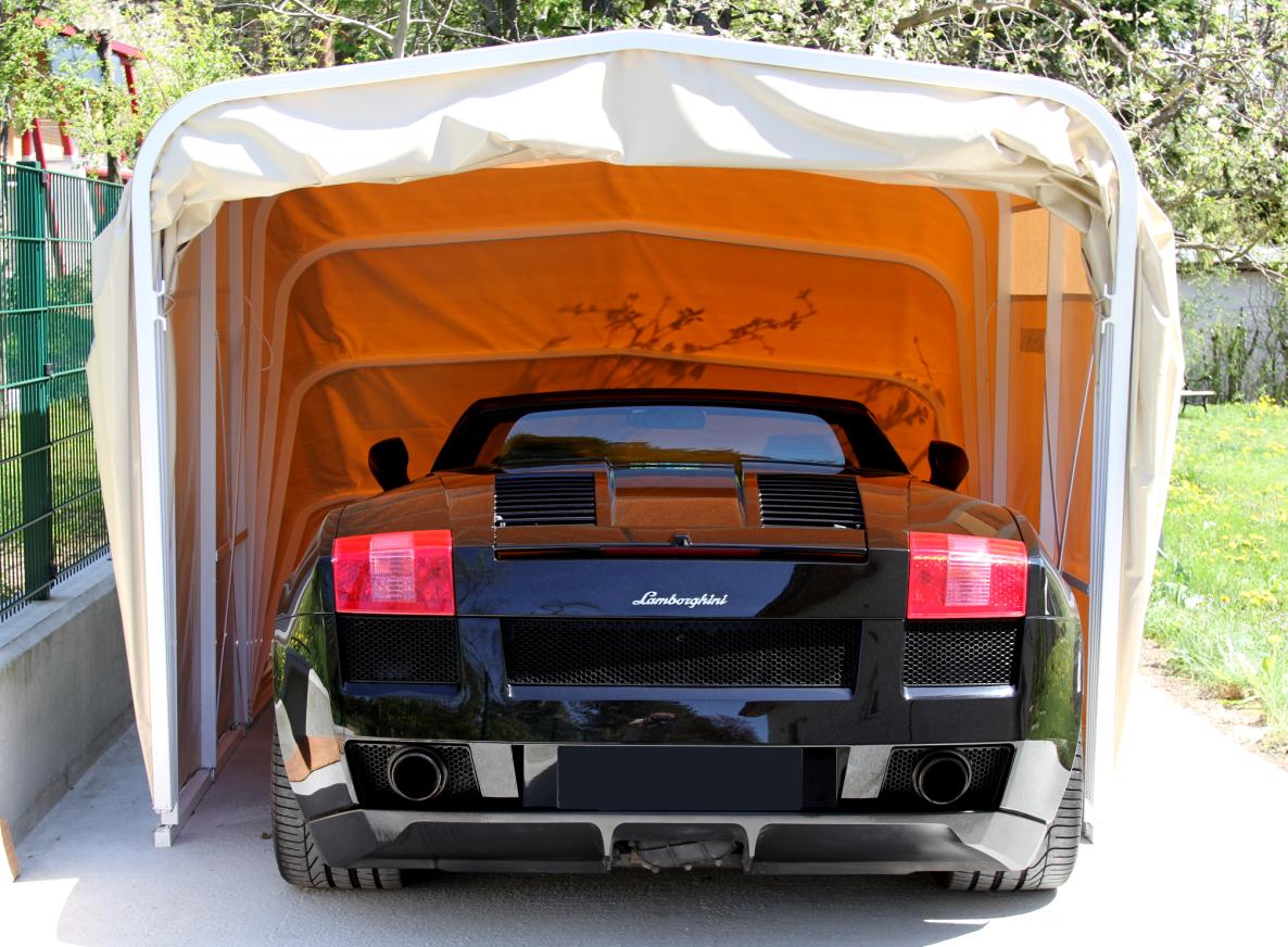 Faltgarage Klappgarage Auto