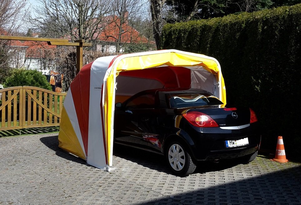 Erstaunlich Faltgarage Klappgarage Auto Bilder