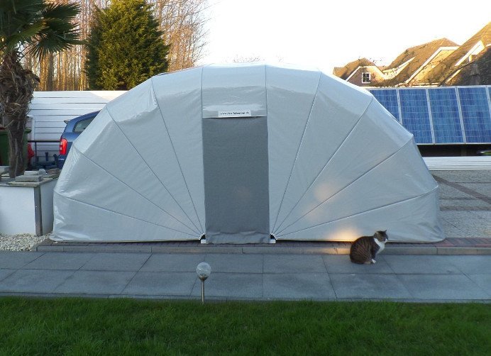 Faltgaragen Spielertunnel mobile Garagen und Überdachungen