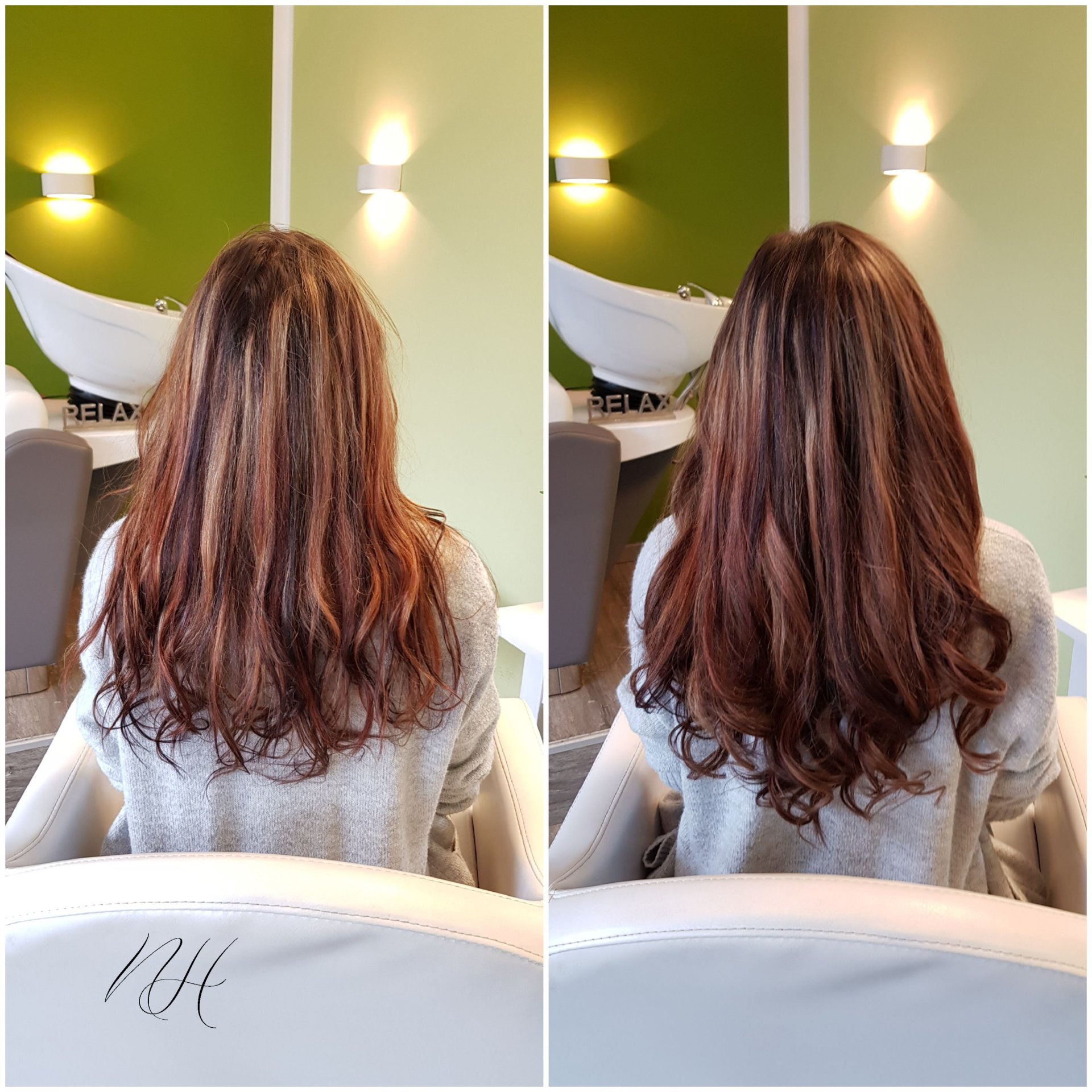 Von Schwarz Auf Braun Vorher Nachher vorher nachher Bilder Haarverlängerungen & Haarverdichtungen