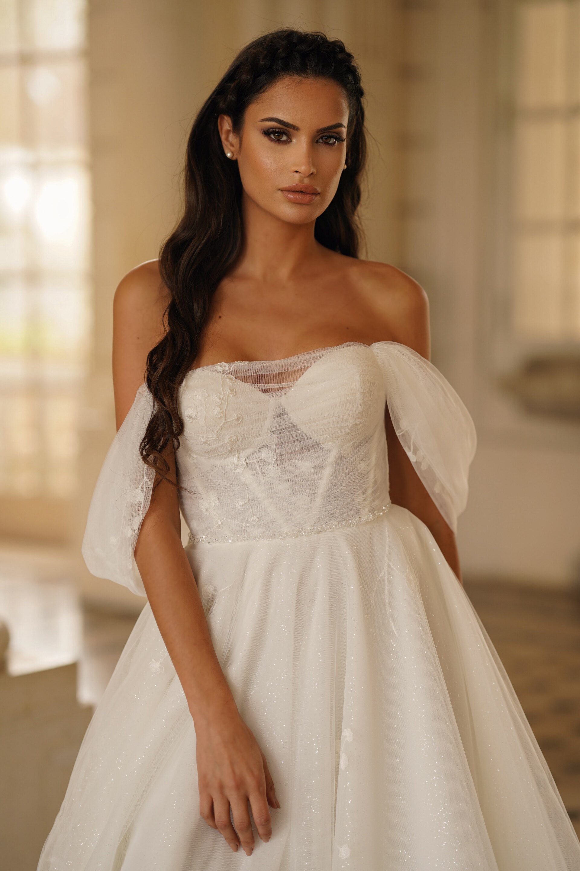 Selestia Gown in Pale Blue