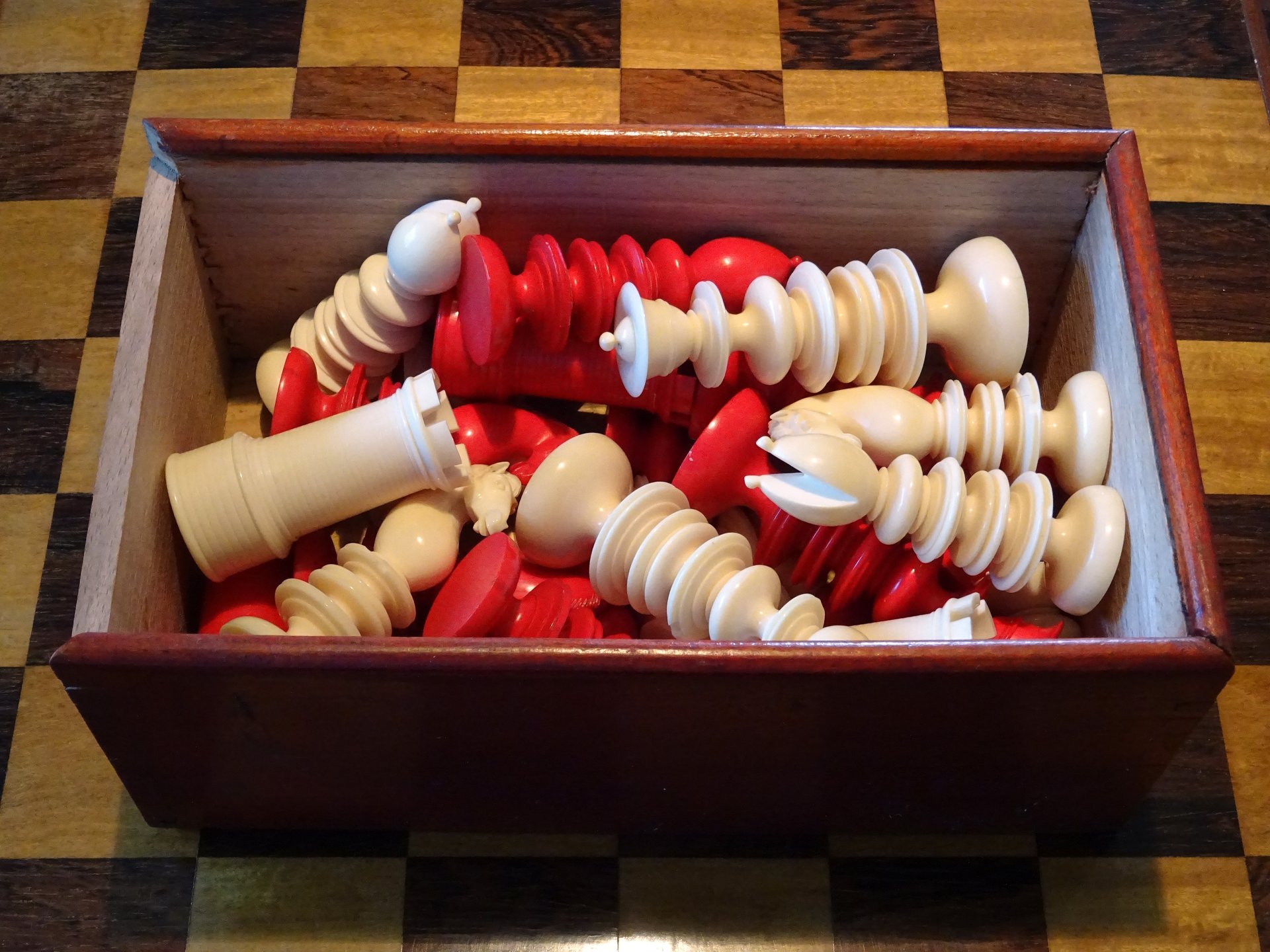 English Ivory Chess Set, 