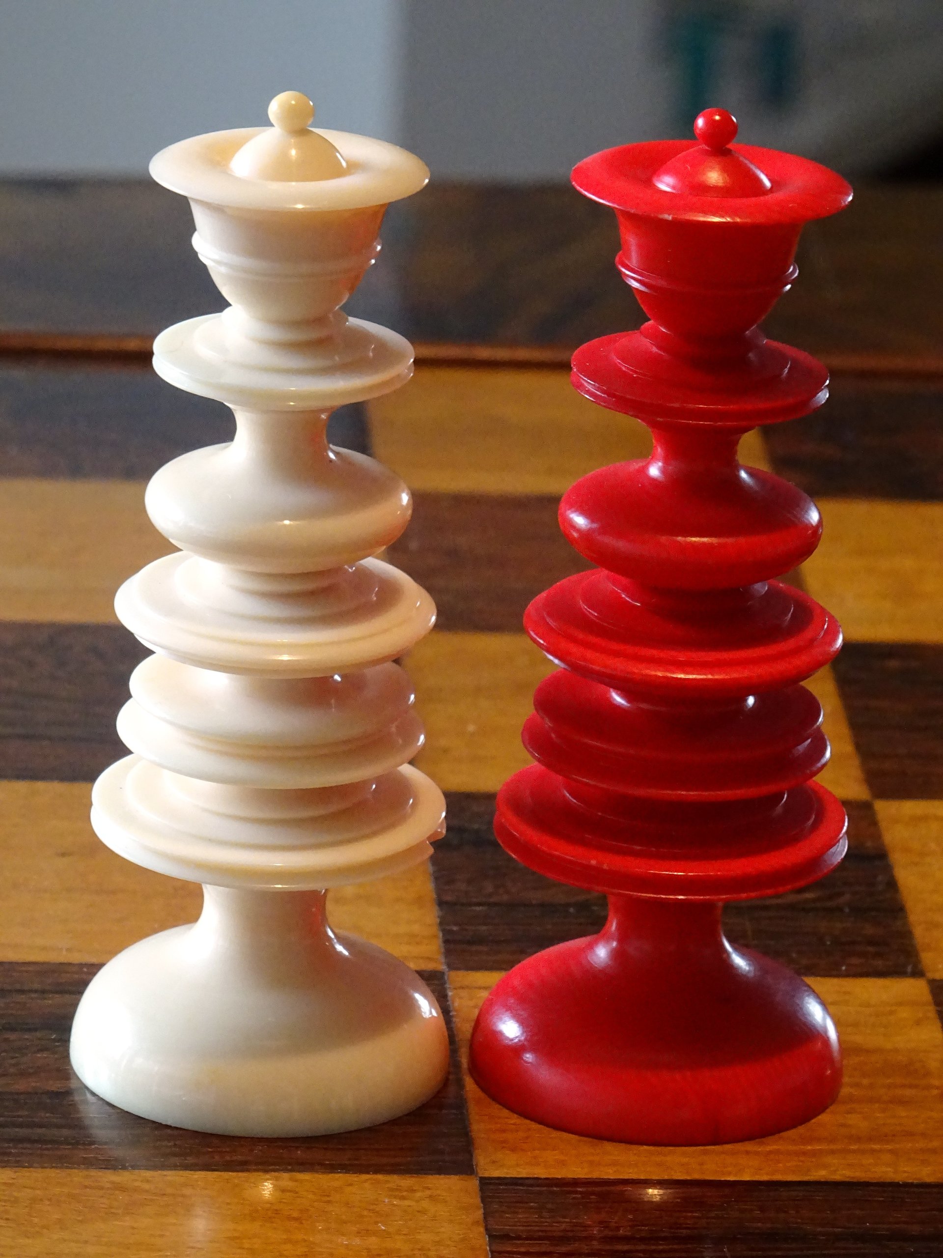 English Ivory Chess Set, 