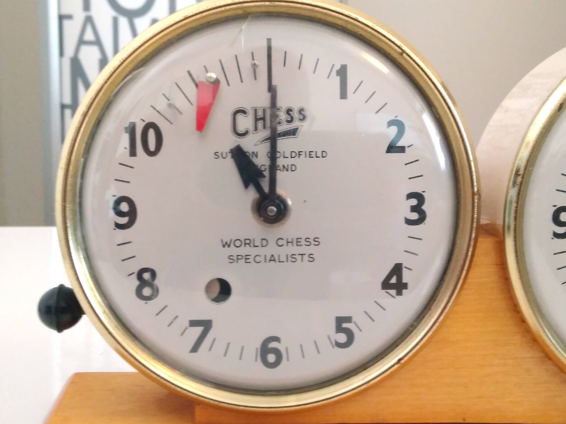 SuttonColdfield Chess Clock, England, ca. 1960