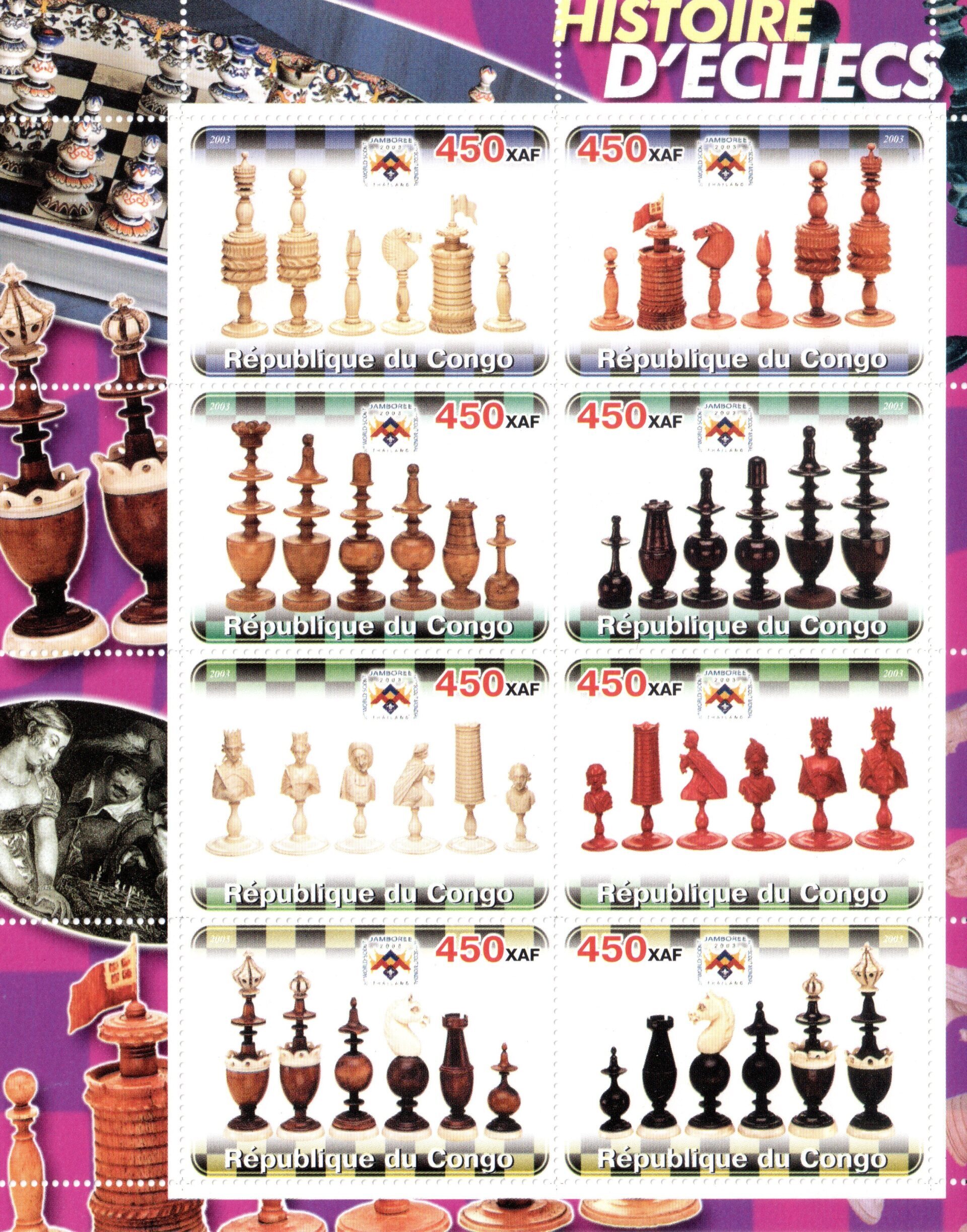 French Directoire Chess Set, 1826