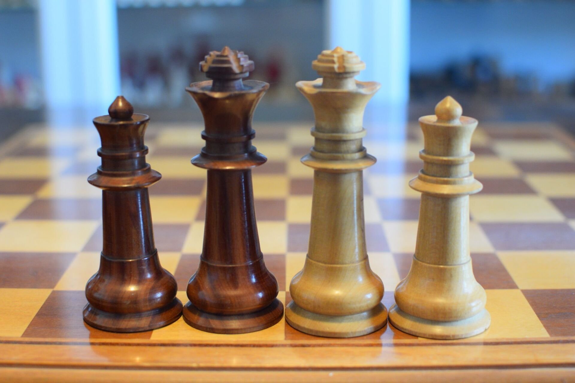Unusual German Chess Set, ca. 1900-1930