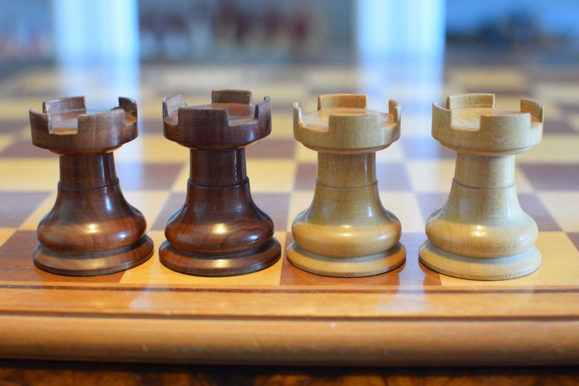 Unusual German Chess Set, ca. 1900-1930