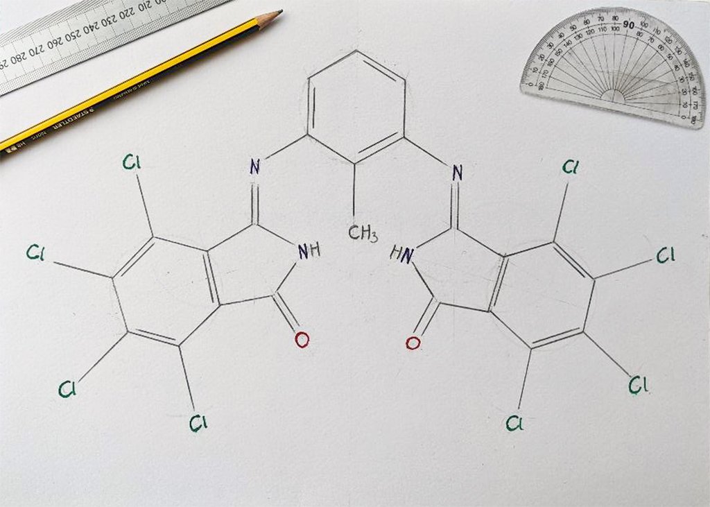 Pigment Stories Isoindolinone Yellow, Cadmium Orange and Titanium Orange