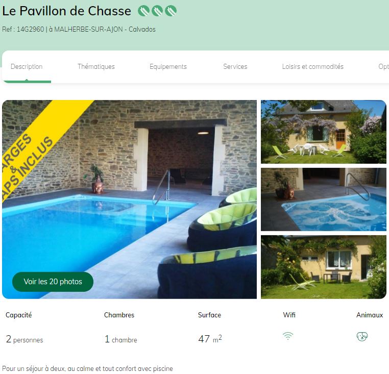 Mairie de MalherbesurAjon située dans le Calvados, France