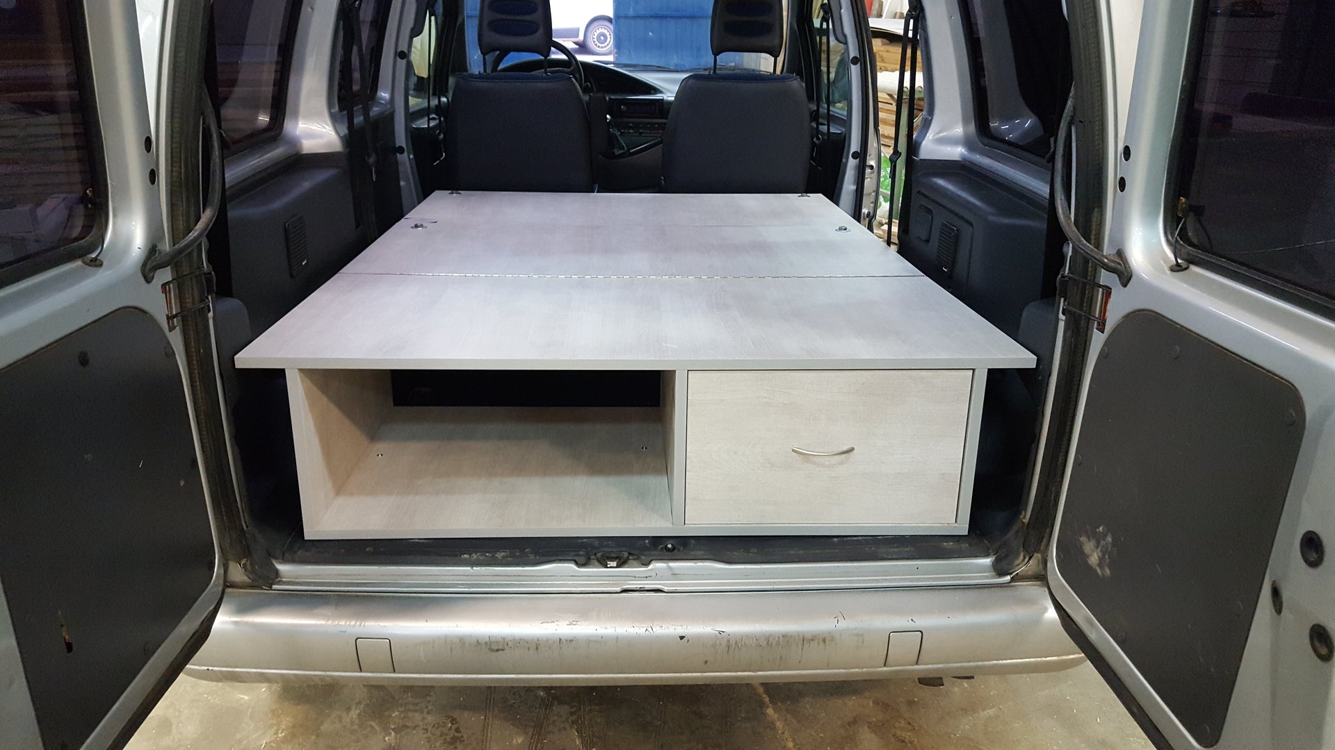 mueble camper para fiat scudo, kit camper para fiat scudo