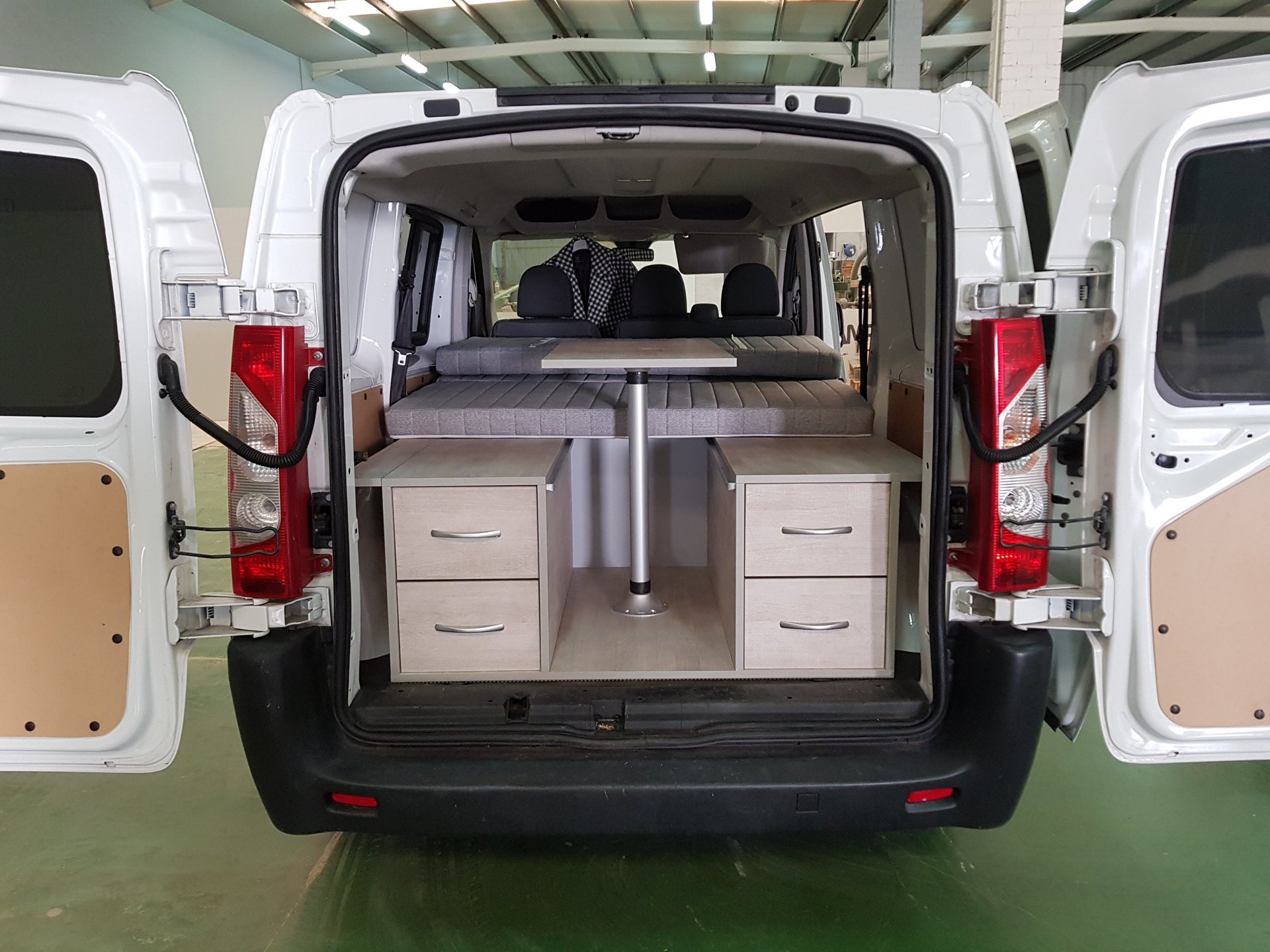 mueble camper para fiat scudo, kit camper fiant talento