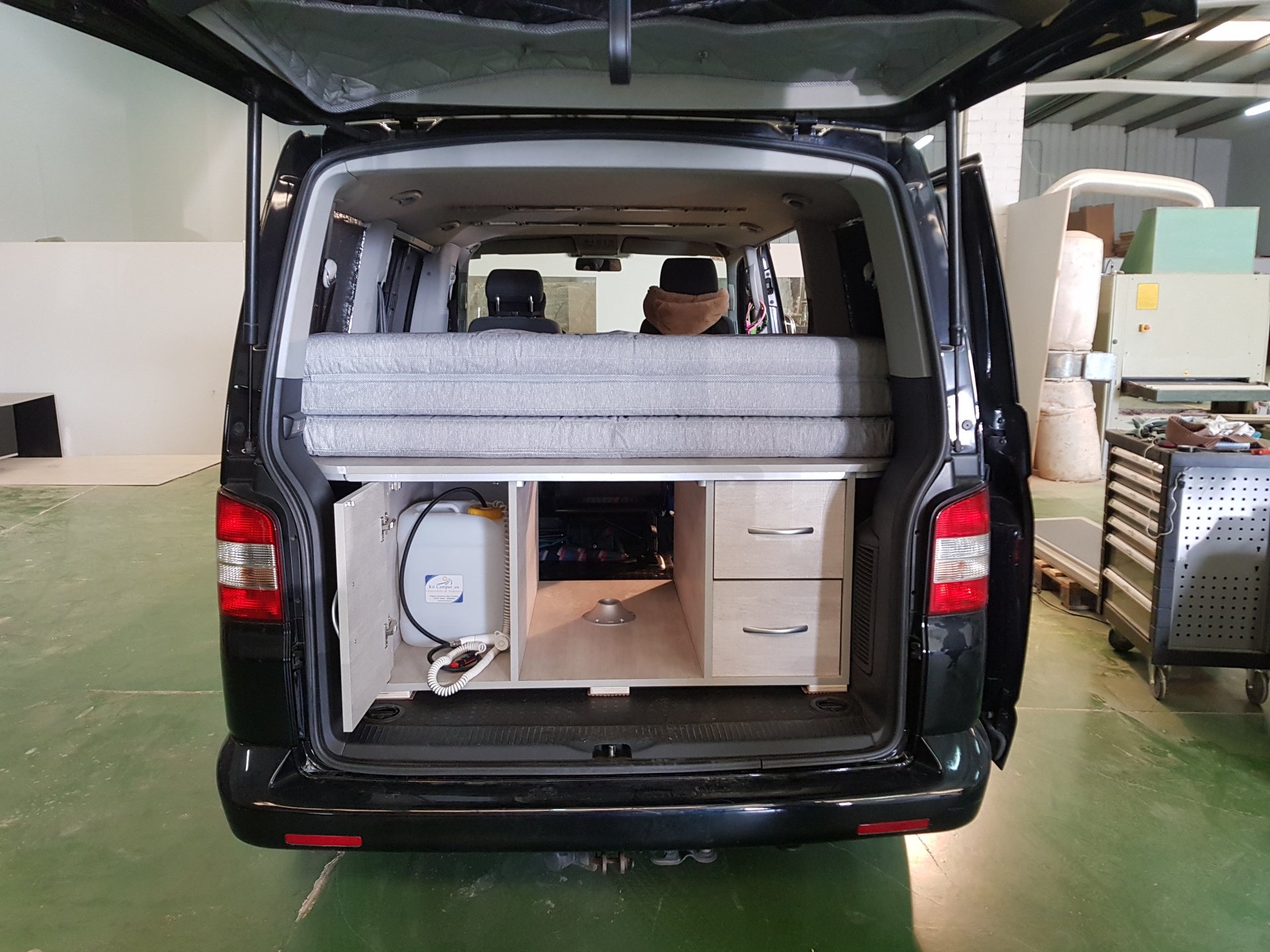mueble camper para transporter, kit camper para transporter t5