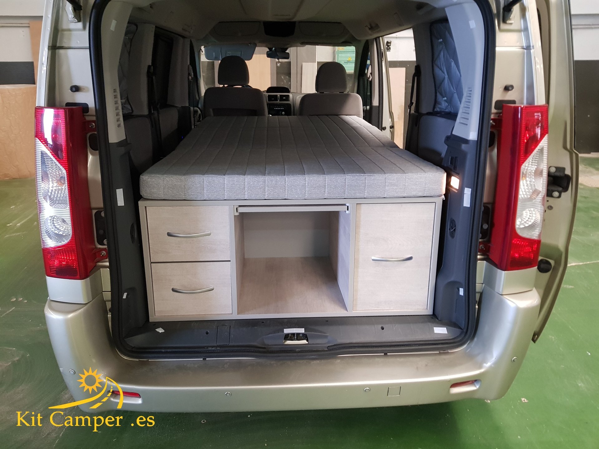 mueble camper para fiat scudo, kit camper fiant talento