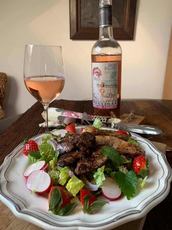 SALAT MIT KANINCHENLEBER