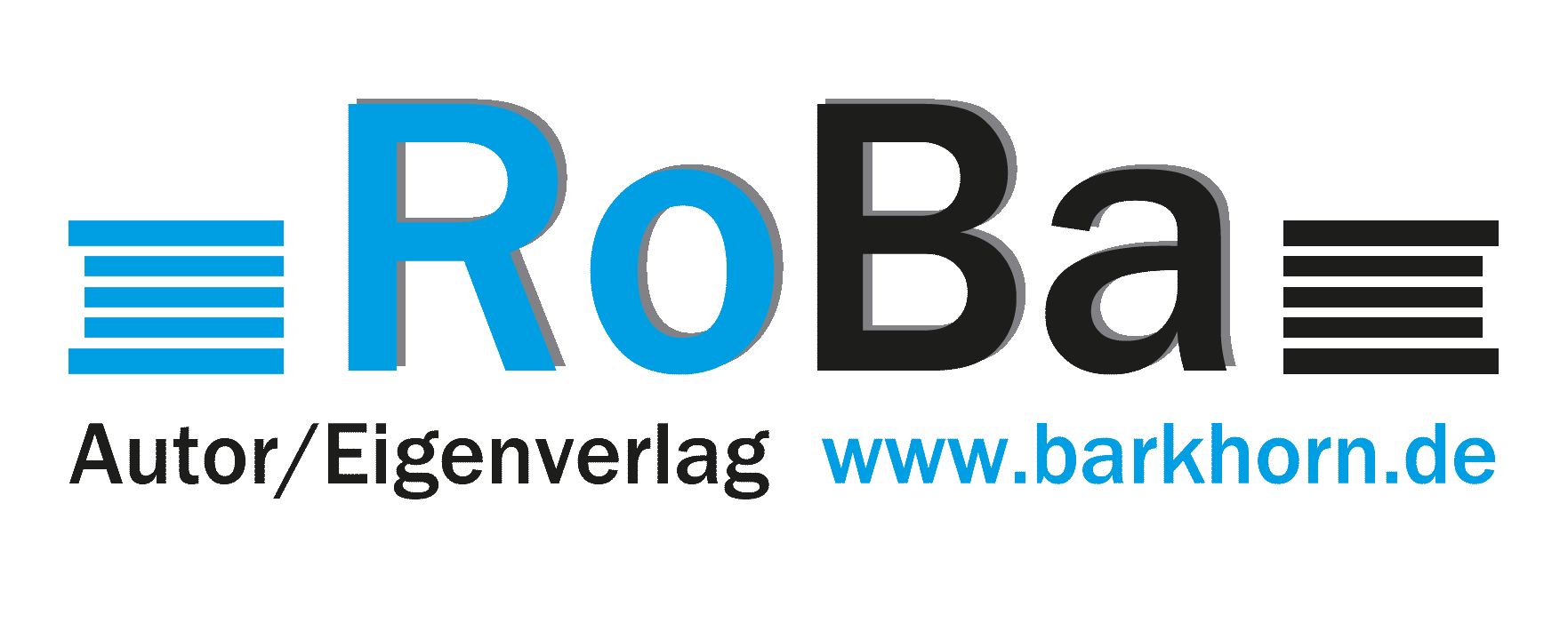 Logo RoBa-Eigenverlag mit Lauflichteffekt. Urheber und Inhaber aller Rechte: Rolf Barkhorn