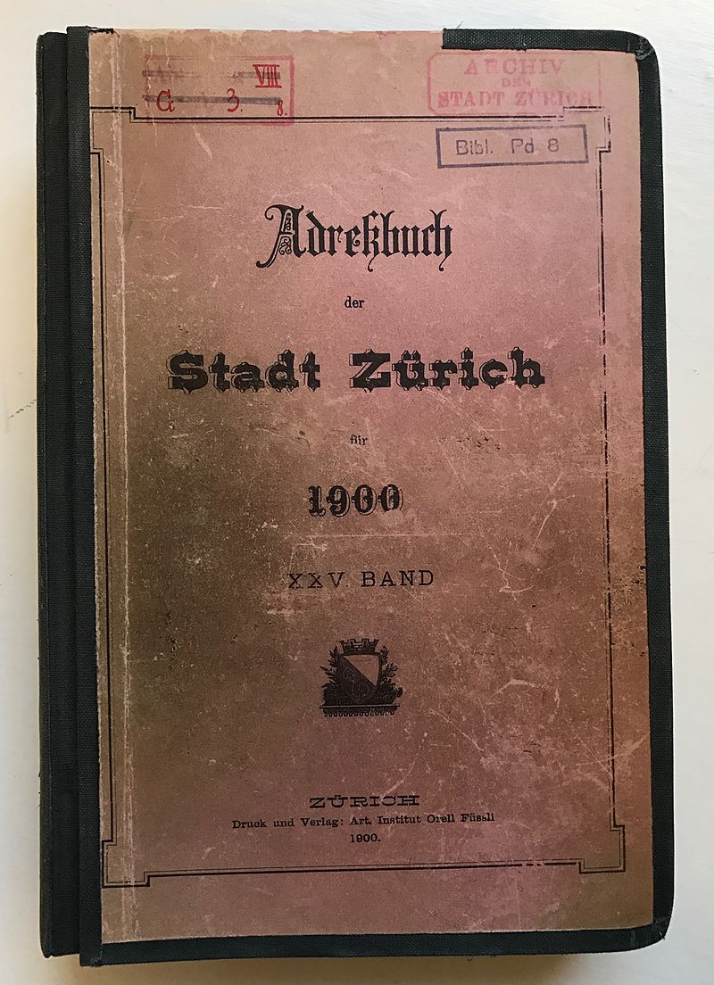 Wo haben die Vorfahren gewohnt? Adressbücher als kleine Informations ...