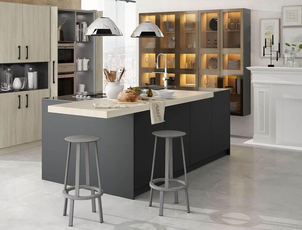 Cocinas COLORES COMBINADOS en Madrid | Cocieco