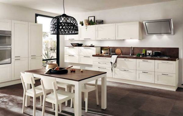 Cocinas BLANCAS - Mueble Cocina Blanco Madrid | Cocieco