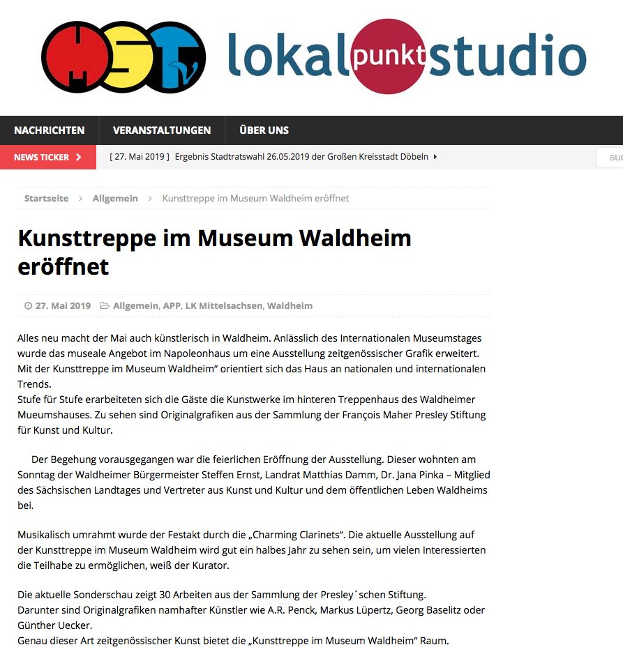 Art Staircase In The Waldheim Museum