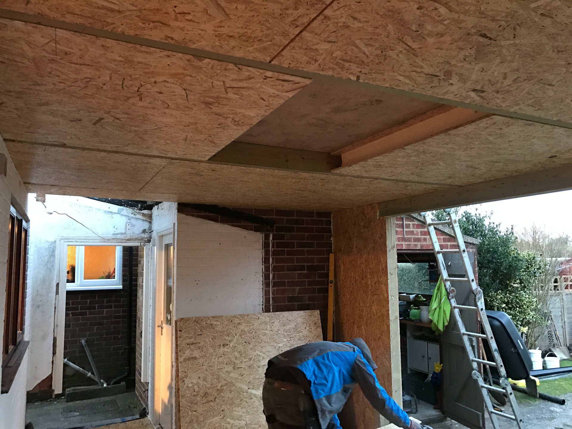 House extension on SIP panels