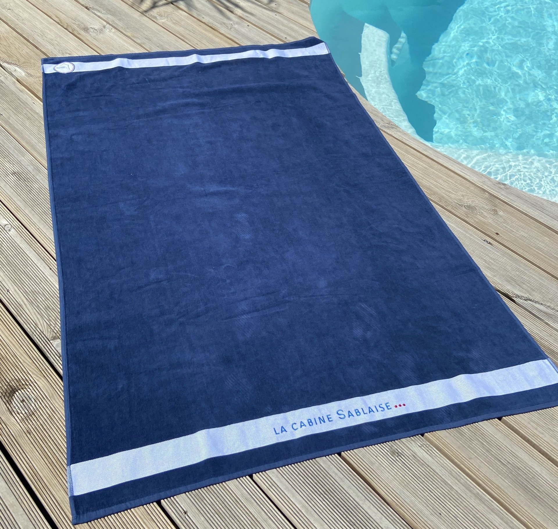DRAP DE PLAGE 75x150 Cm PERPIGNAN VELOURS IMPRIME - Maison