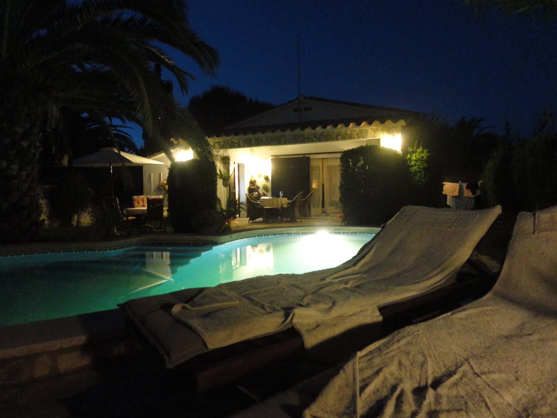 Spanien Ferienhaus Costa Brava Sant Marti privat Pool Hund