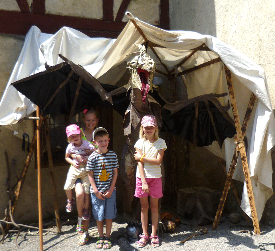 Spass mit dem Drachen