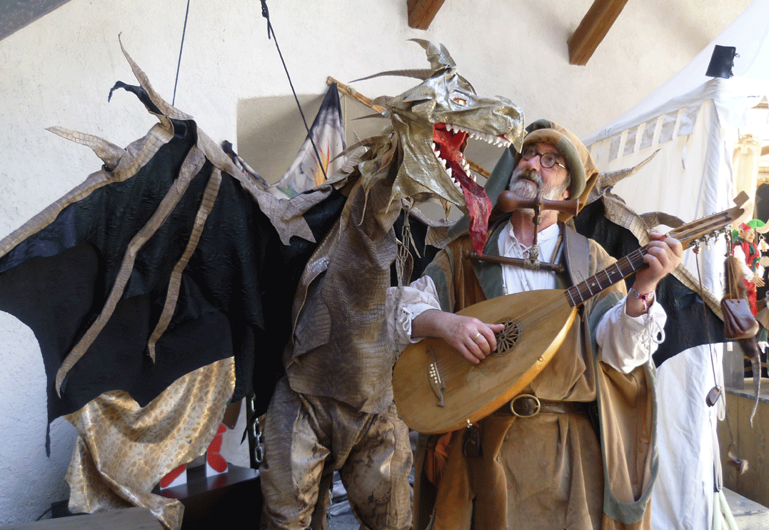 Peter von der Herrenwiese mit Drachen Marmurak