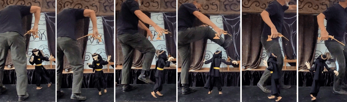 Mensch Marionette Interaktion