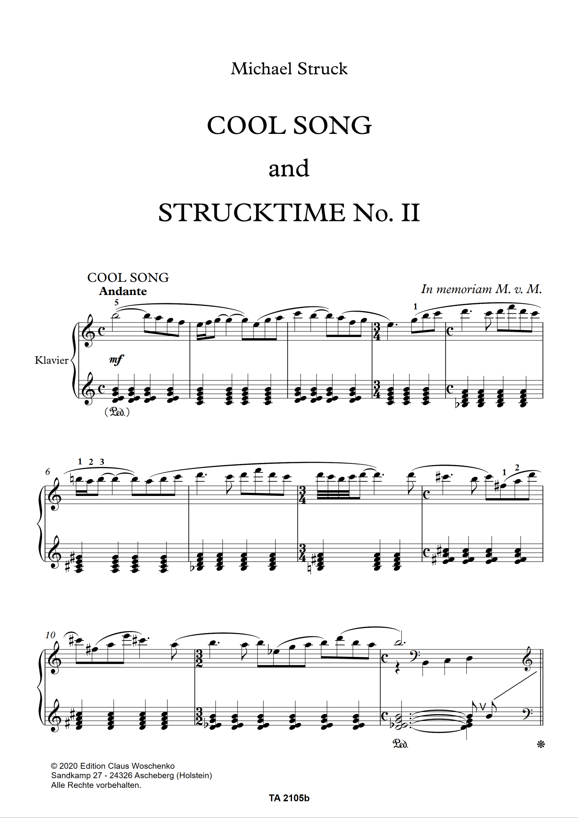 Michael Struck - COOL SONG Michael Struck - COOL SONG