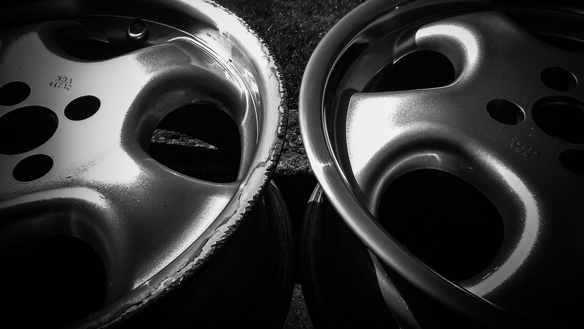 FELGENAUFBEREITUNG VORHER / NACHHER