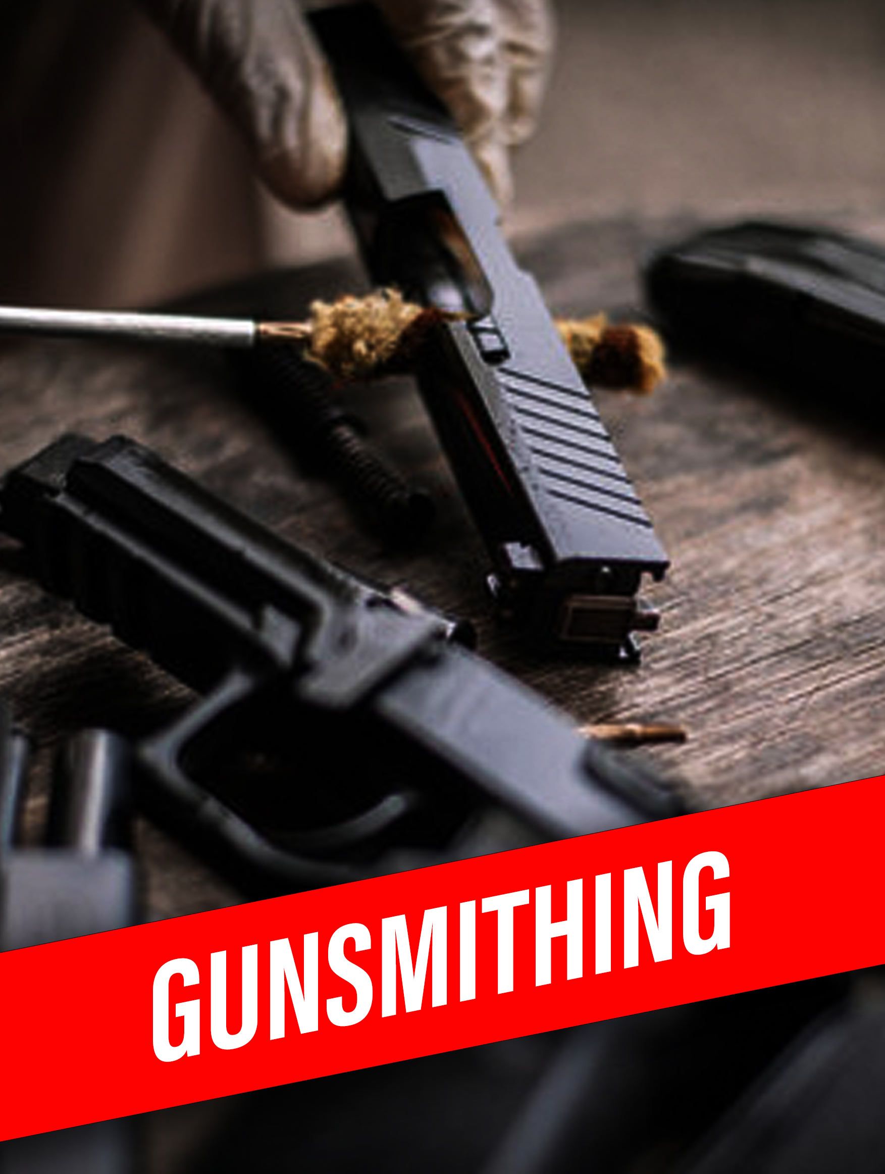Gunsmithing services at Vintage Arms Inc. for firearm repairs, customization, and maintenance.