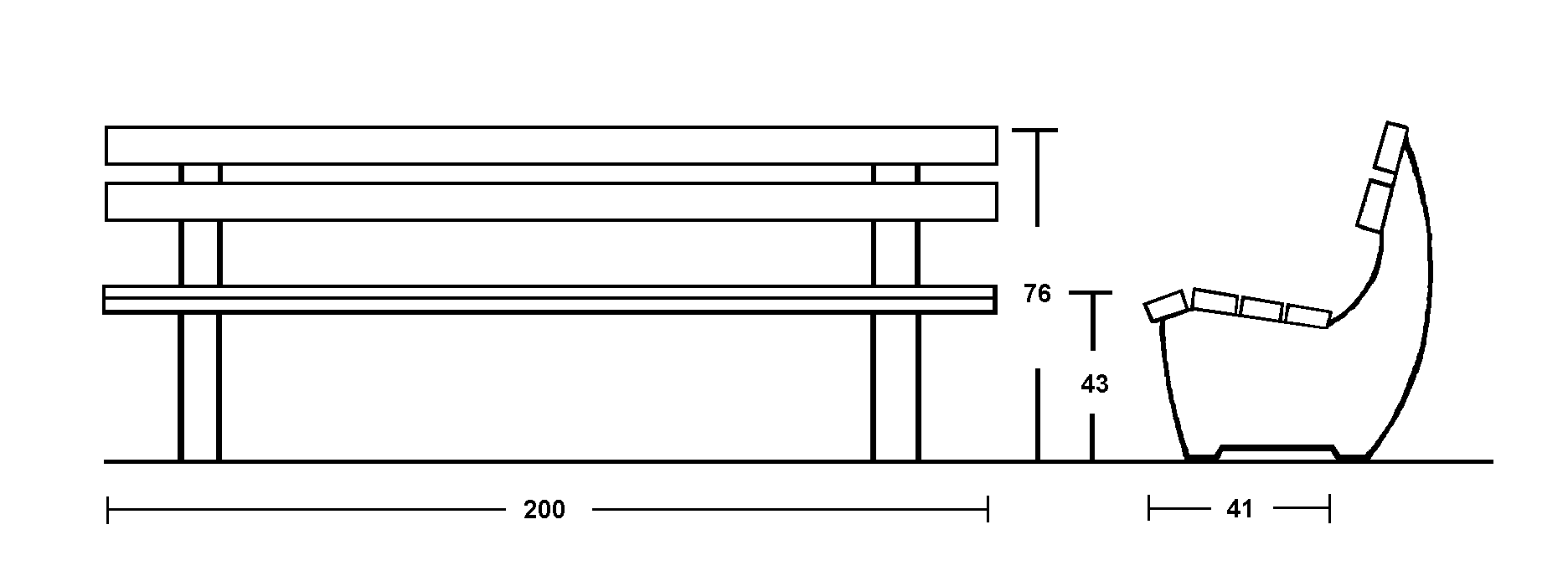 Skizze Modell 3 PVC (Stahl) + Recycling Skizze Modell 3 PVC (Stahl) + Recycling
