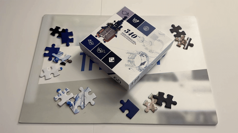 Puzzles personnalisés. Support de communication ludique et original pour communiquer autour d'un événement, d'une marque, de votre réseau/véhicule